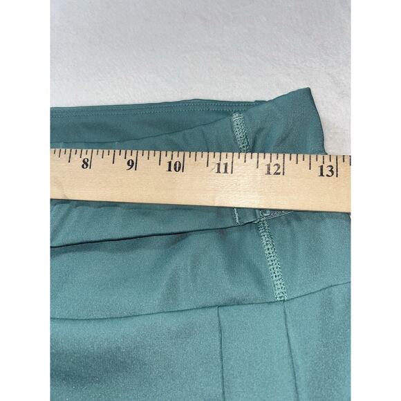 Gymshark Leggings Adjustable Waist Band Teal mesh ankle women's Size S - Picture 3 of 10